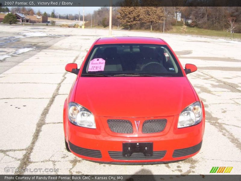Victory Red / Ebony 2007 Pontiac G5