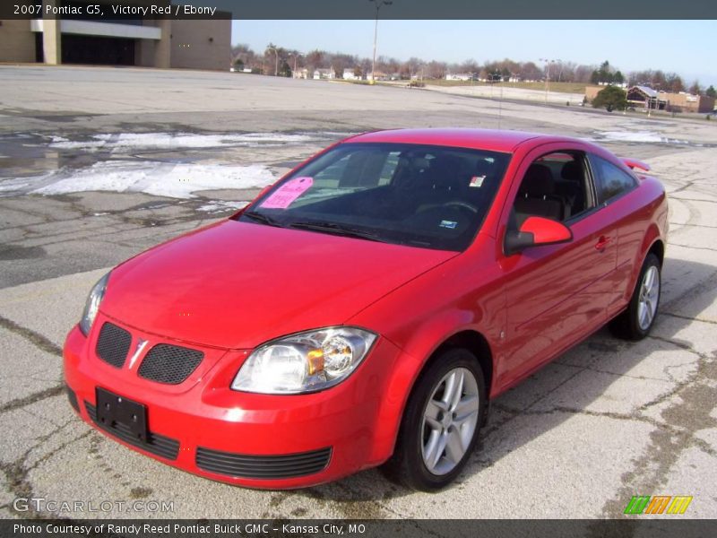 Victory Red / Ebony 2007 Pontiac G5