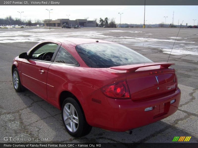 Victory Red / Ebony 2007 Pontiac G5