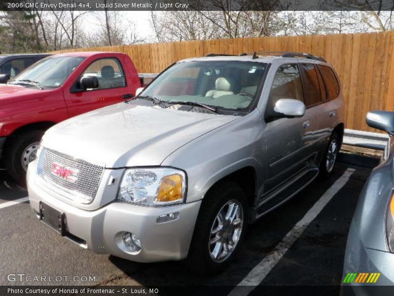 Liquid Silver Metallic / Light Gray 2006 GMC Envoy Denali 4x4