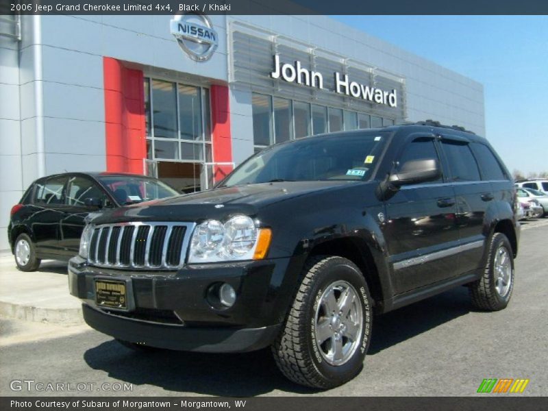 Black / Khaki 2006 Jeep Grand Cherokee Limited 4x4