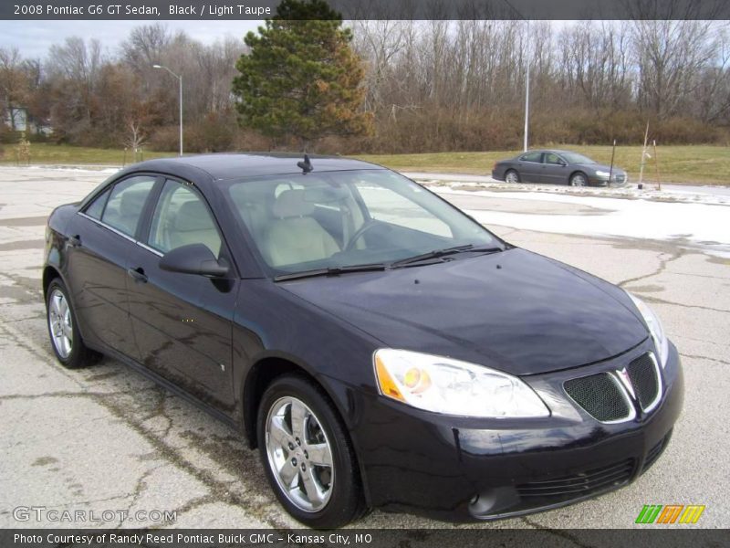 Black / Light Taupe 2008 Pontiac G6 GT Sedan