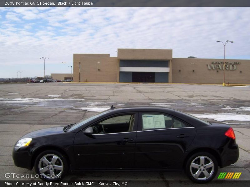 Black / Light Taupe 2008 Pontiac G6 GT Sedan