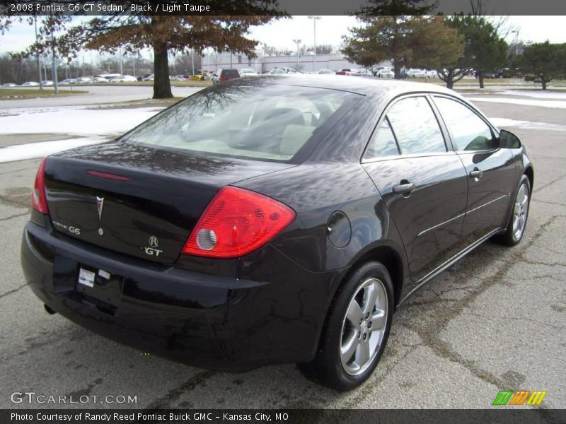 Black / Light Taupe 2008 Pontiac G6 GT Sedan