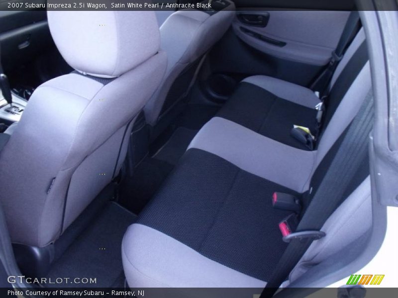Satin White Pearl / Anthracite Black 2007 Subaru Impreza 2.5i Wagon