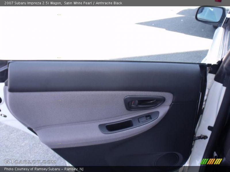 Satin White Pearl / Anthracite Black 2007 Subaru Impreza 2.5i Wagon