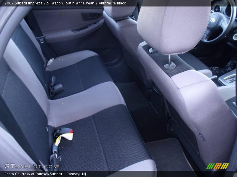 Satin White Pearl / Anthracite Black 2007 Subaru Impreza 2.5i Wagon