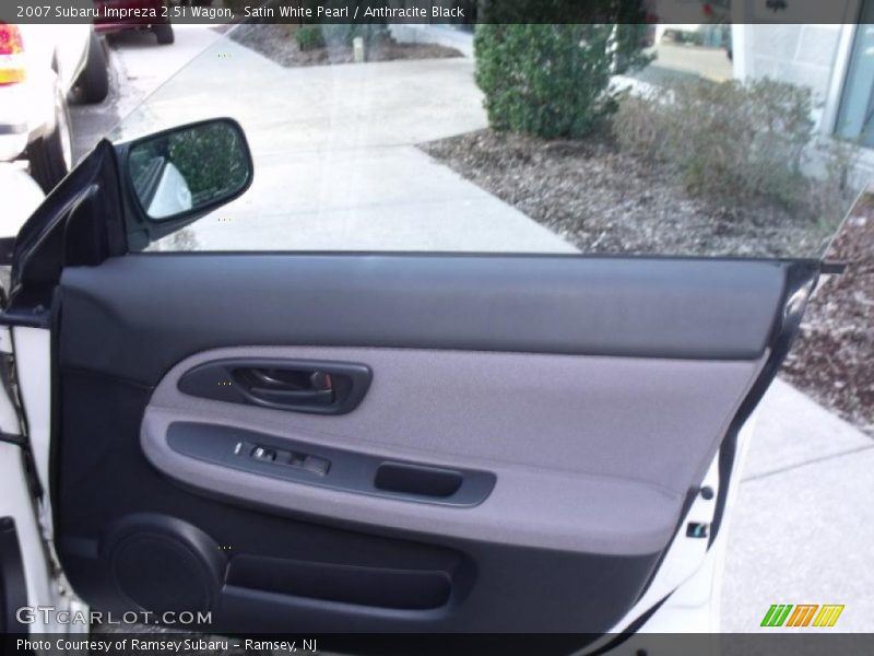 Satin White Pearl / Anthracite Black 2007 Subaru Impreza 2.5i Wagon