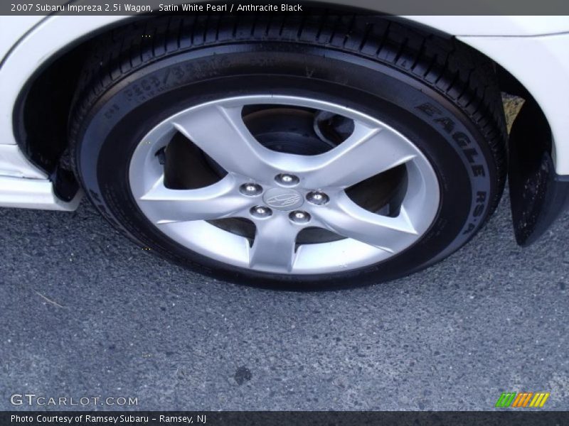 Satin White Pearl / Anthracite Black 2007 Subaru Impreza 2.5i Wagon