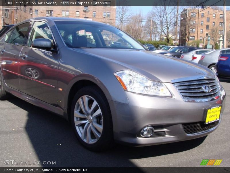 Platinum Graphite / Graphite 2008 Infiniti M 35x AWD Sedan