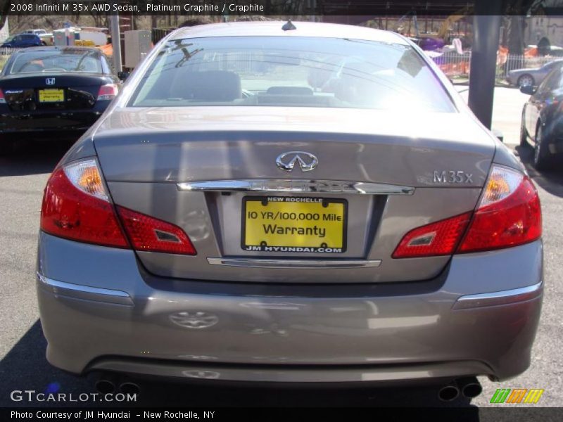 Platinum Graphite / Graphite 2008 Infiniti M 35x AWD Sedan