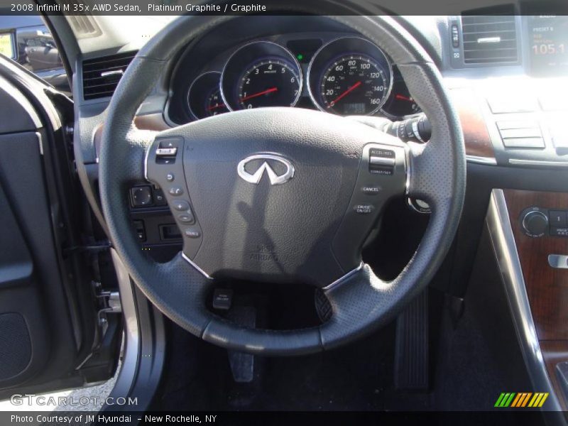 Platinum Graphite / Graphite 2008 Infiniti M 35x AWD Sedan