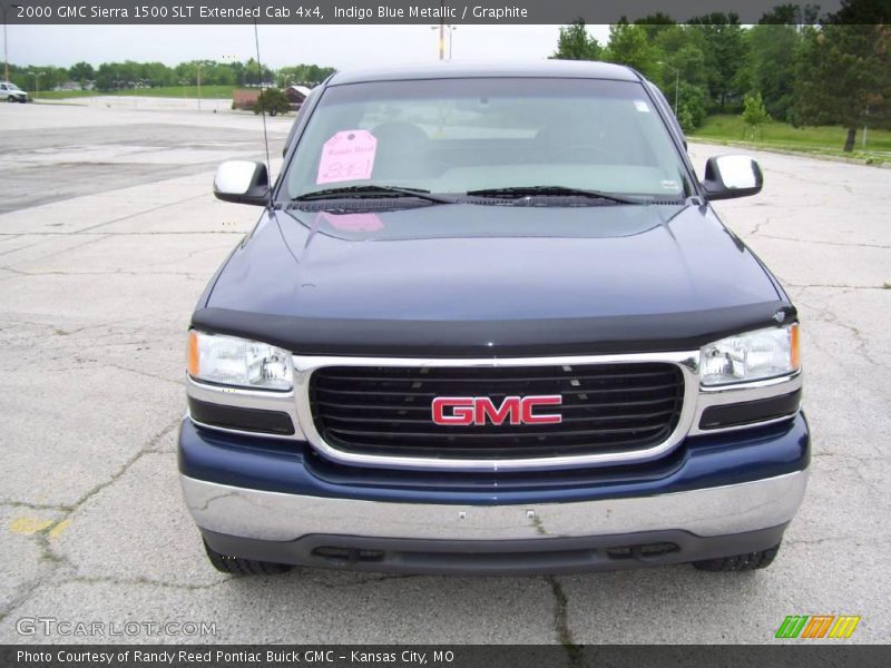 Indigo Blue Metallic / Graphite 2000 GMC Sierra 1500 SLT Extended Cab 4x4