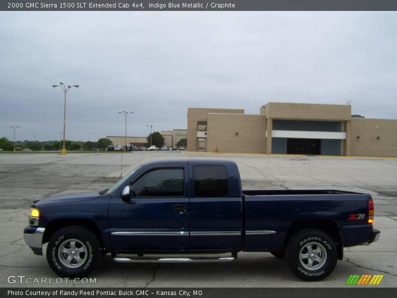 Indigo Blue Metallic / Graphite 2000 GMC Sierra 1500 SLT Extended Cab 4x4