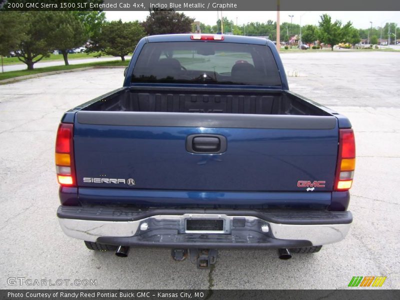 Indigo Blue Metallic / Graphite 2000 GMC Sierra 1500 SLT Extended Cab 4x4