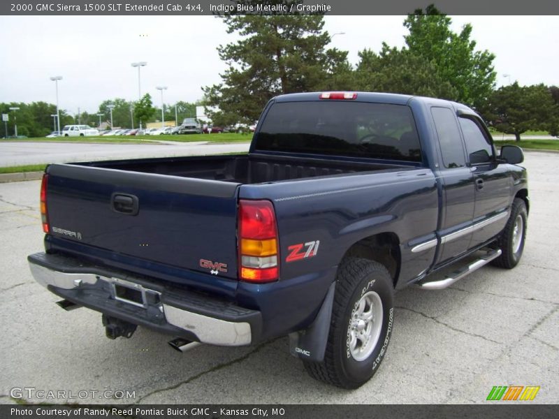 Indigo Blue Metallic / Graphite 2000 GMC Sierra 1500 SLT Extended Cab 4x4