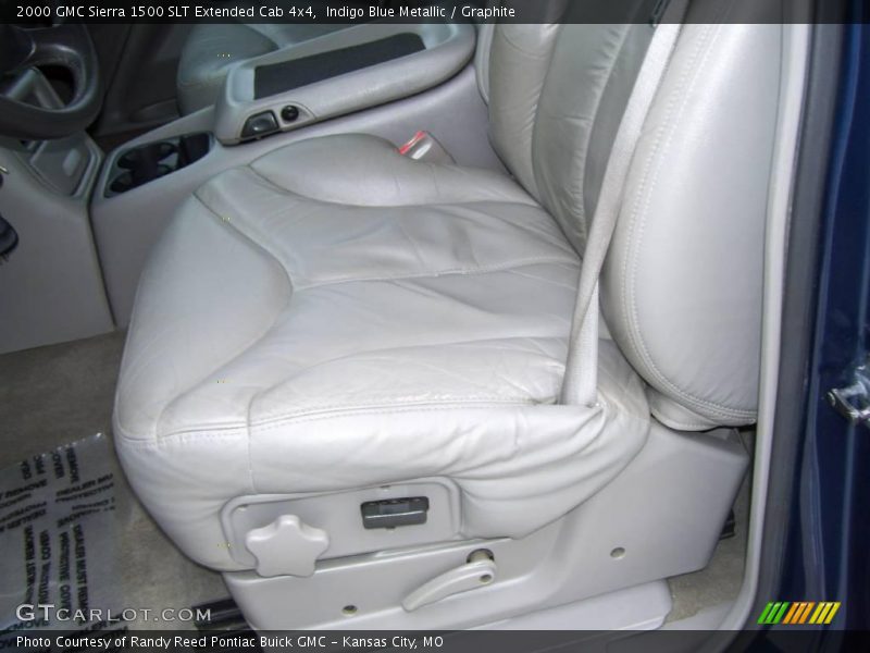 Indigo Blue Metallic / Graphite 2000 GMC Sierra 1500 SLT Extended Cab 4x4