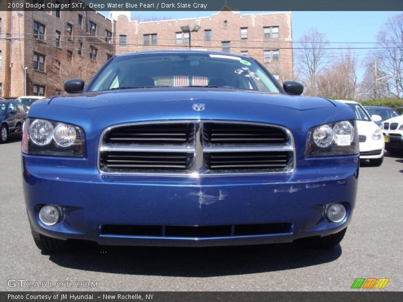 Deep Water Blue Pearl / Dark Slate Gray 2009 Dodge Charger SXT