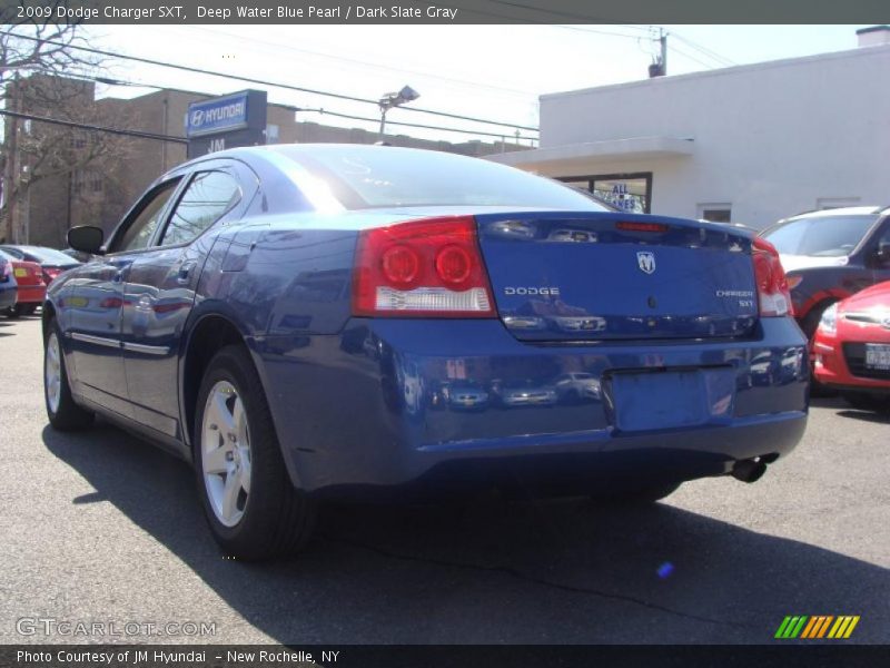 Deep Water Blue Pearl / Dark Slate Gray 2009 Dodge Charger SXT
