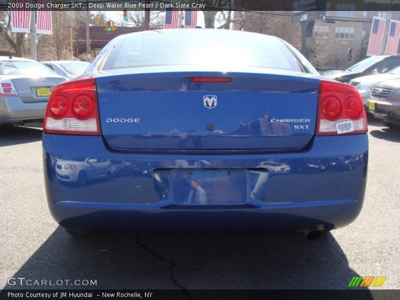 Deep Water Blue Pearl / Dark Slate Gray 2009 Dodge Charger SXT