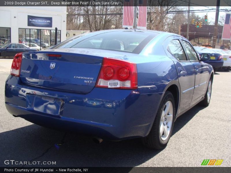 Deep Water Blue Pearl / Dark Slate Gray 2009 Dodge Charger SXT