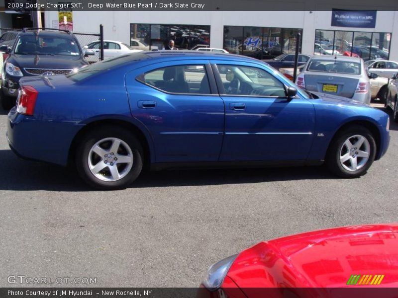 Deep Water Blue Pearl / Dark Slate Gray 2009 Dodge Charger SXT