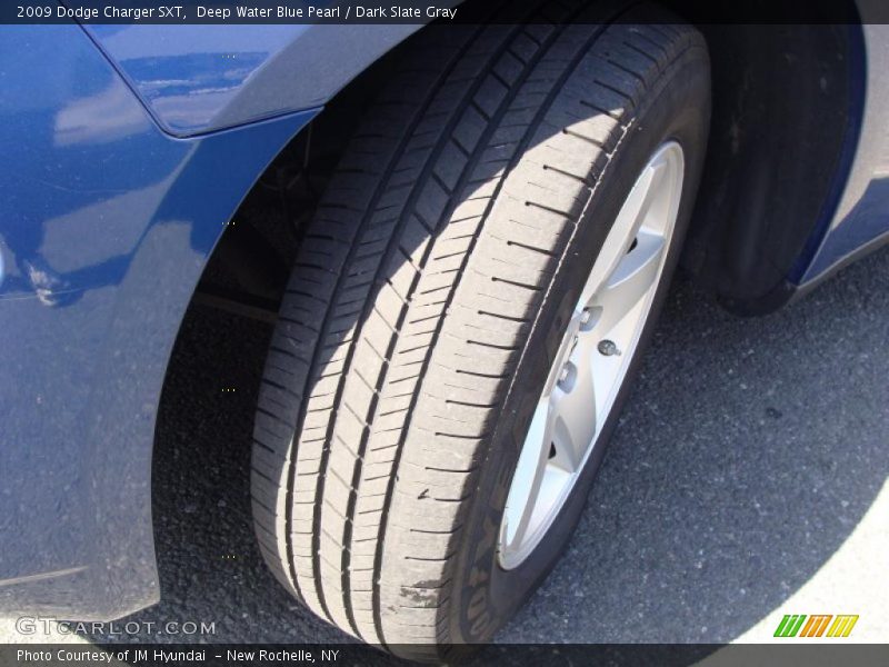 Deep Water Blue Pearl / Dark Slate Gray 2009 Dodge Charger SXT