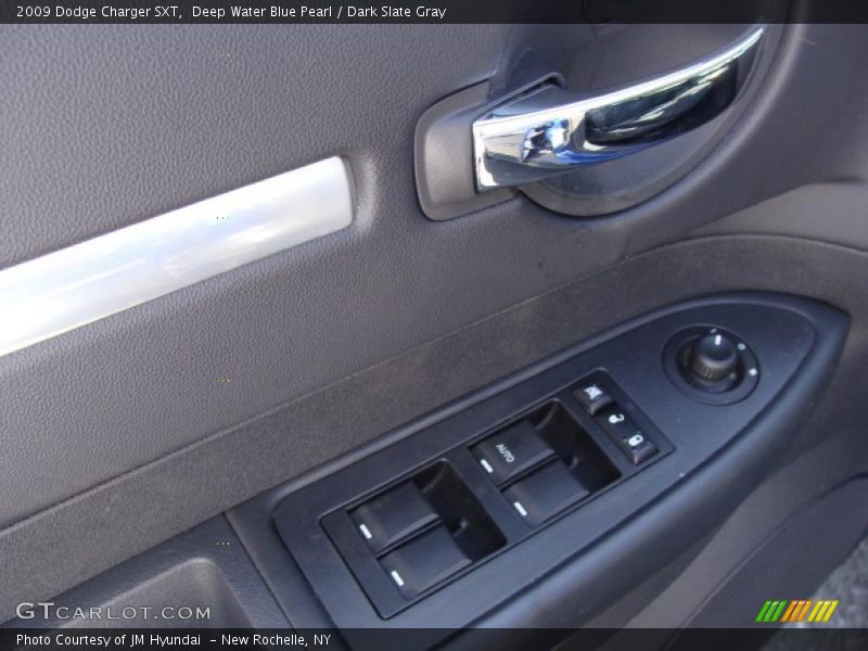 Deep Water Blue Pearl / Dark Slate Gray 2009 Dodge Charger SXT