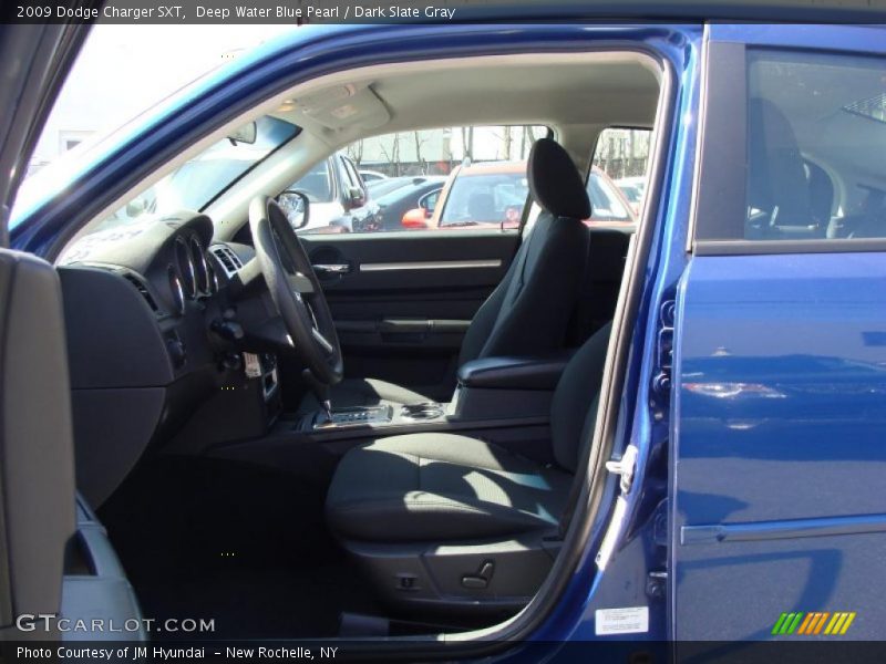 Deep Water Blue Pearl / Dark Slate Gray 2009 Dodge Charger SXT