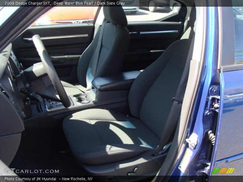 Deep Water Blue Pearl / Dark Slate Gray 2009 Dodge Charger SXT