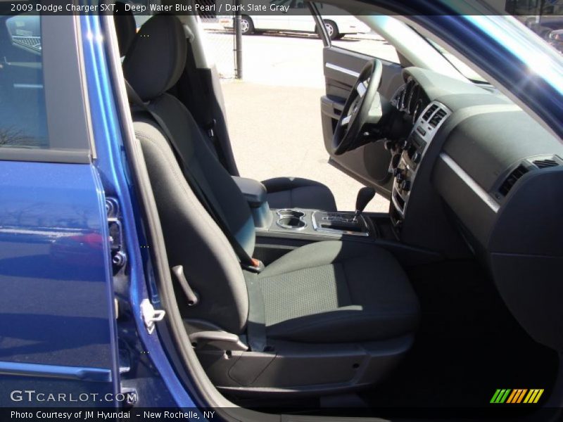 Deep Water Blue Pearl / Dark Slate Gray 2009 Dodge Charger SXT