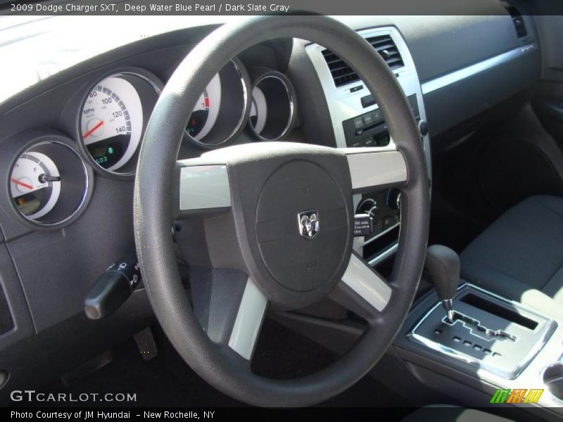 Deep Water Blue Pearl / Dark Slate Gray 2009 Dodge Charger SXT