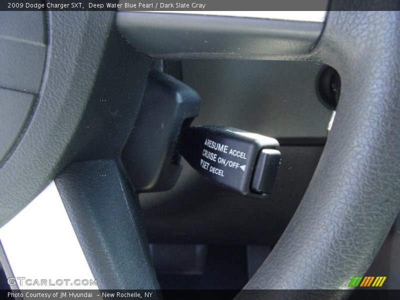 Deep Water Blue Pearl / Dark Slate Gray 2009 Dodge Charger SXT