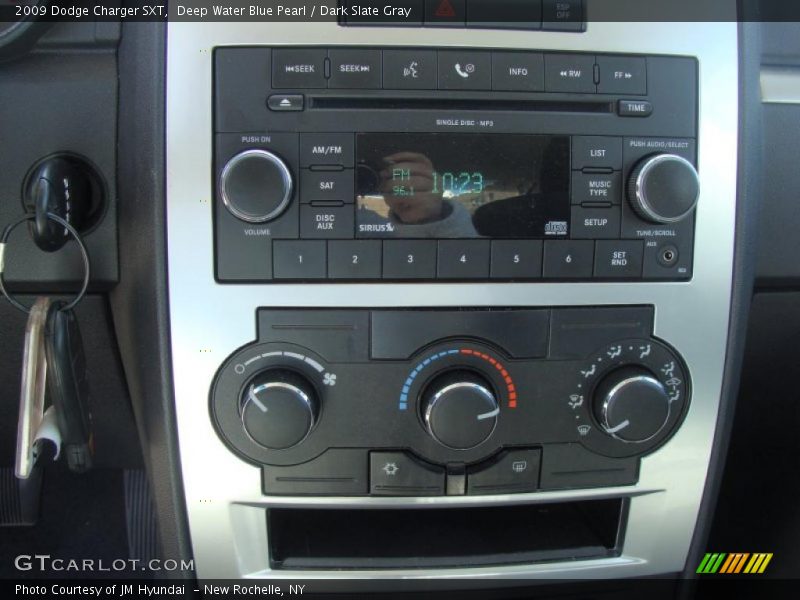 Deep Water Blue Pearl / Dark Slate Gray 2009 Dodge Charger SXT