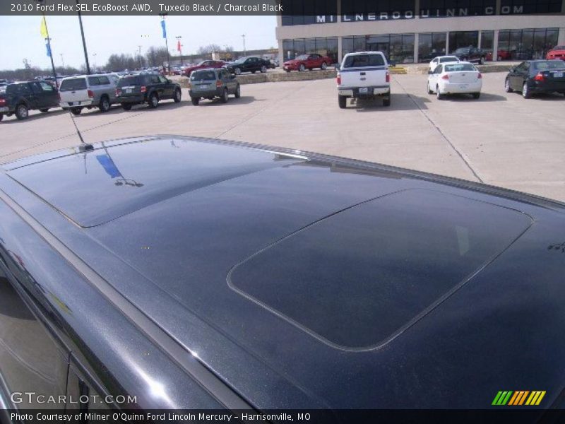Tuxedo Black / Charcoal Black 2010 Ford Flex SEL EcoBoost AWD