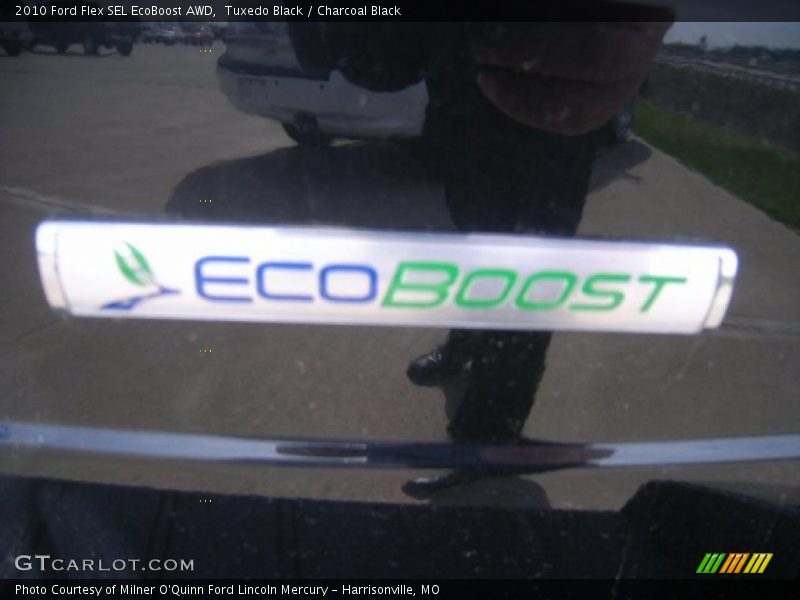 Tuxedo Black / Charcoal Black 2010 Ford Flex SEL EcoBoost AWD