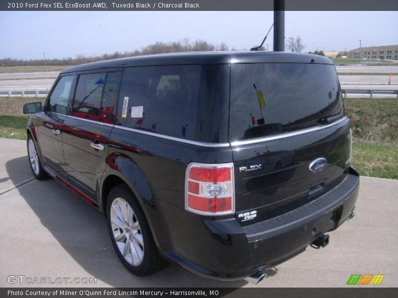 Tuxedo Black / Charcoal Black 2010 Ford Flex SEL EcoBoost AWD