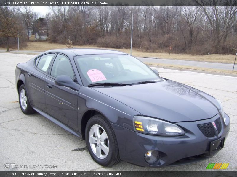 Dark Slate Metallic / Ebony 2008 Pontiac Grand Prix Sedan