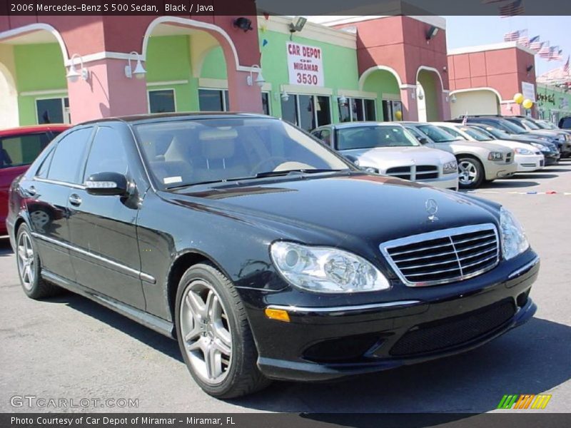 Black / Java 2006 Mercedes-Benz S 500 Sedan