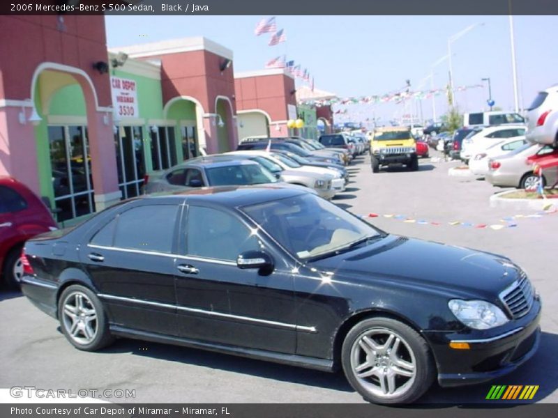 Black / Java 2006 Mercedes-Benz S 500 Sedan