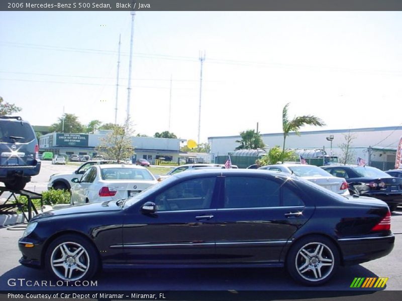 Black / Java 2006 Mercedes-Benz S 500 Sedan