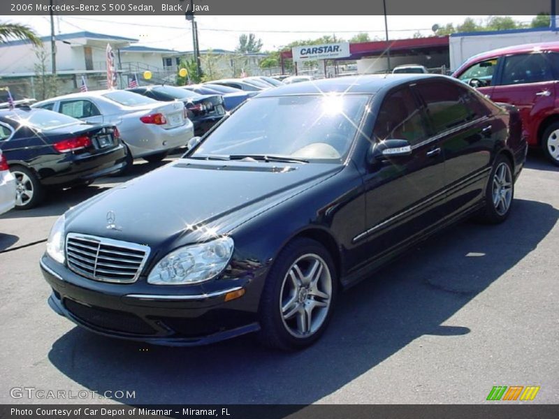 Black / Java 2006 Mercedes-Benz S 500 Sedan