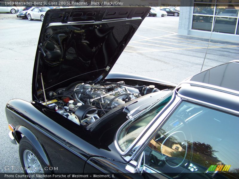 Black / Black/Grey 1969 Mercedes-Benz SL Class 280 SL Roadster