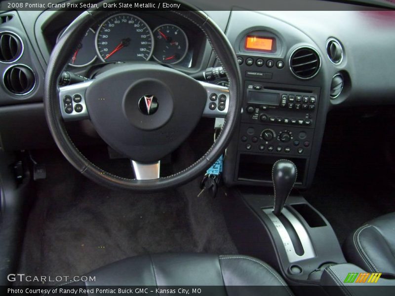 Dark Slate Metallic / Ebony 2008 Pontiac Grand Prix Sedan