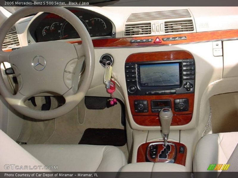 Black / Java 2006 Mercedes-Benz S 500 Sedan