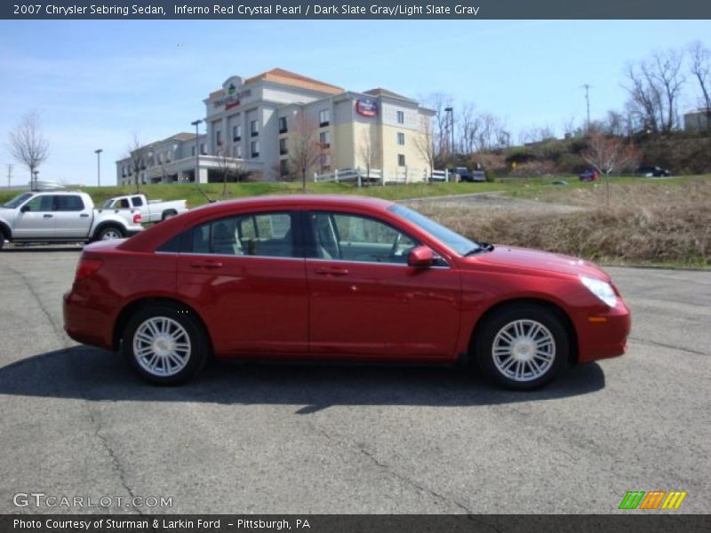 Inferno Red Crystal Pearl / Dark Slate Gray/Light Slate Gray 2007 Chrysler Sebring Sedan