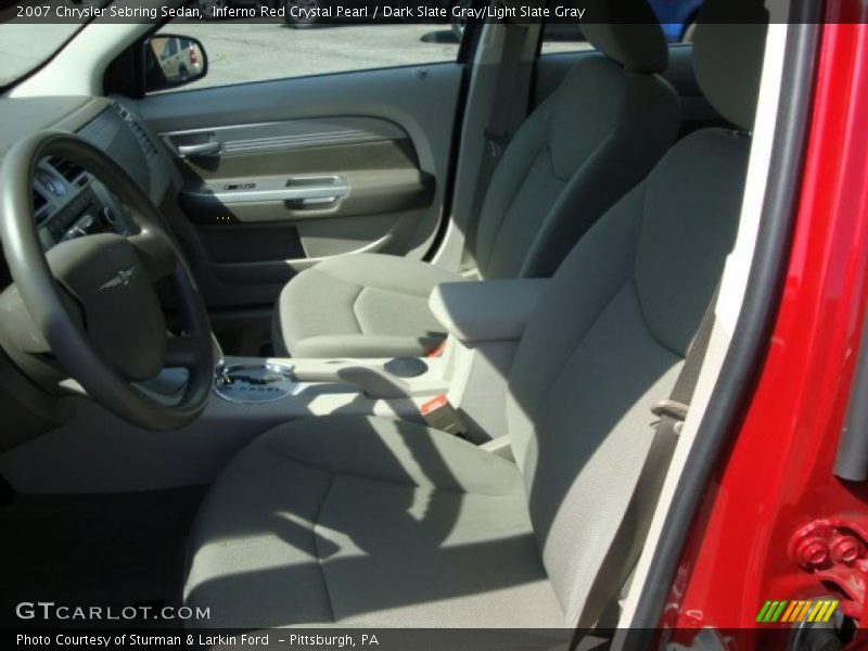 Inferno Red Crystal Pearl / Dark Slate Gray/Light Slate Gray 2007 Chrysler Sebring Sedan