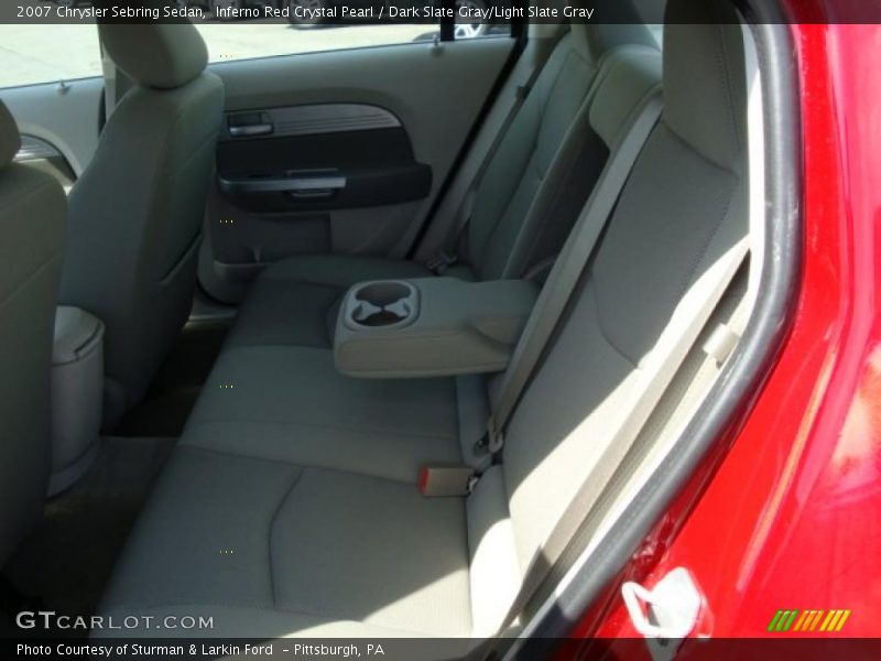 Inferno Red Crystal Pearl / Dark Slate Gray/Light Slate Gray 2007 Chrysler Sebring Sedan