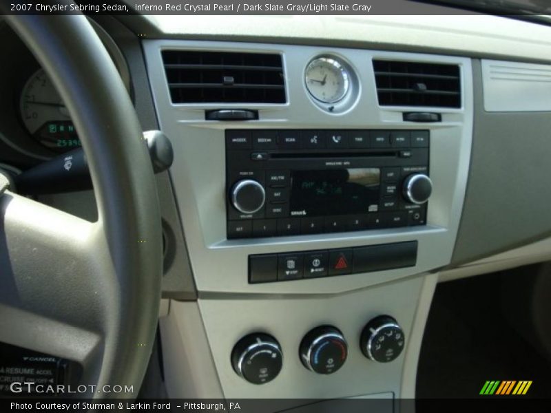 Inferno Red Crystal Pearl / Dark Slate Gray/Light Slate Gray 2007 Chrysler Sebring Sedan