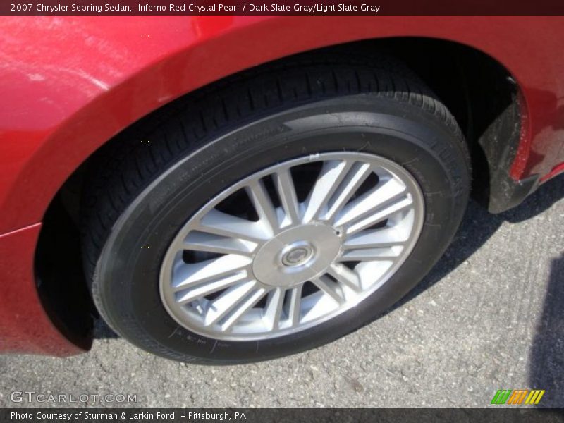 Inferno Red Crystal Pearl / Dark Slate Gray/Light Slate Gray 2007 Chrysler Sebring Sedan